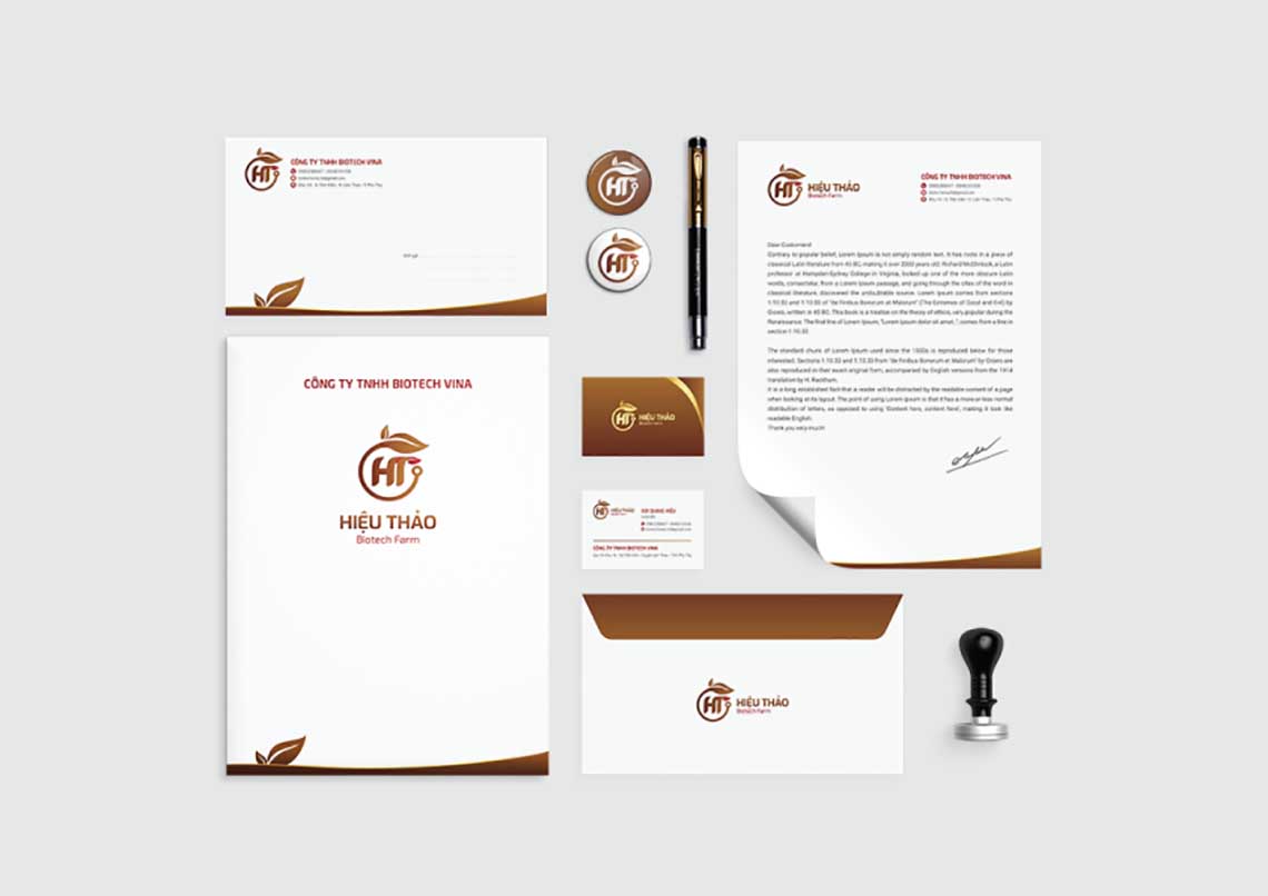 Hiệu Thảo Biotech Farm - Thiết kế logo, bao bì và bộ nhận diện văn phòng cho Hiệu Thảo Biotech Farm